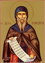 Icon of St. Benedict