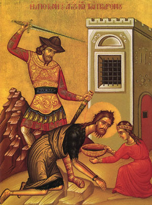 Icon of the Beheading of John the Baptist
