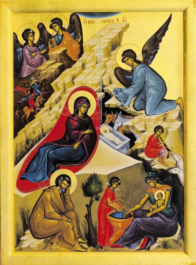 Icon of the Nativity of our Lord and Savior Jesus Christ