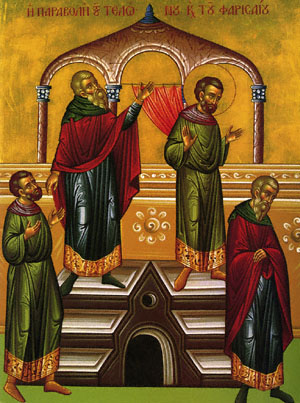 Icon of the Publican and the Pharisee